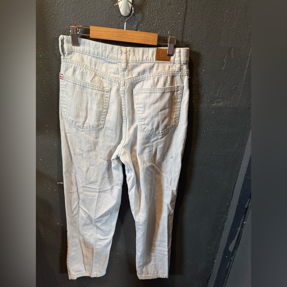 BDG White Light Gray Striped Slim Straight Jeans Size 27 - Picture 5 of 7